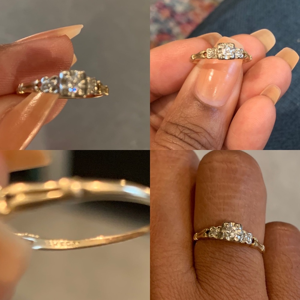 Vintage Diamond Ring - Picture 4 of 4